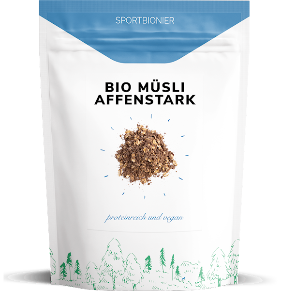 Sportbionier Veganes Bio Protein Müsli Affenstark - 500g
