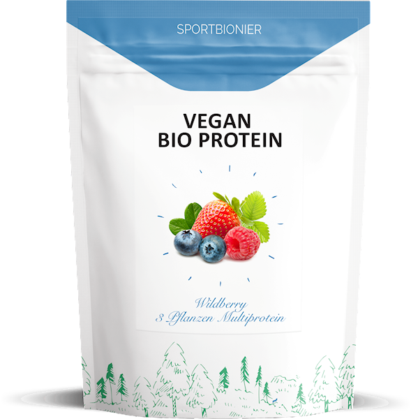Sportbionier Vegan Bio Proteinmix Wildberry - 500g