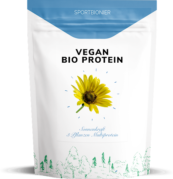 Sportbionier Veganes Bio Sonnenblumenprotein (+Erbsen- & Reisprotein)